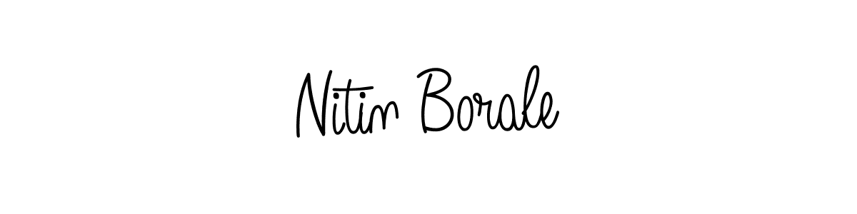 Once you've used our free online signature maker to create your best signature Angelique-Rose-font-FFP style, it's time to enjoy all of the benefits that Nitin Borale name signing documents. Nitin Borale signature style 5 images and pictures png