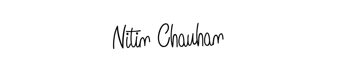 Also we have Nitin Chauhan name is the best signature style. Create professional handwritten signature collection using Angelique-Rose-font-FFP autograph style. Nitin Chauhan signature style 5 images and pictures png