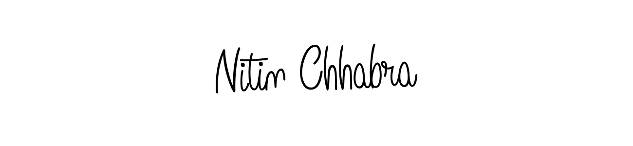 Make a beautiful signature design for name Nitin Chhabra. With this signature (Angelique-Rose-font-FFP) style, you can create a handwritten signature for free. Nitin Chhabra signature style 5 images and pictures png
