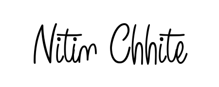 Looking for an artistic signature for Nitin Chhite? The Angelique-Rose-font-FFP calligraphy style gives a sophisticated flow suitable for business cards and emails. Nitin Chhite signature style 5 images and pictures png