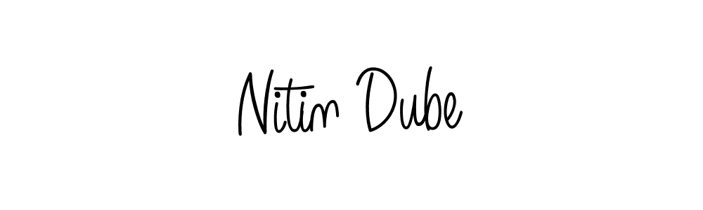 How to make Nitin Dube signature? Angelique-Rose-font-FFP is a professional autograph style. Create handwritten signature for Nitin Dube name. Nitin Dube signature style 5 images and pictures png