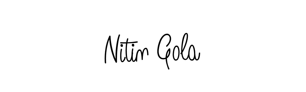 You can use this online signature creator to create a handwritten signature for the name Nitin Gola. This is the best online autograph maker. Nitin Gola signature style 5 images and pictures png