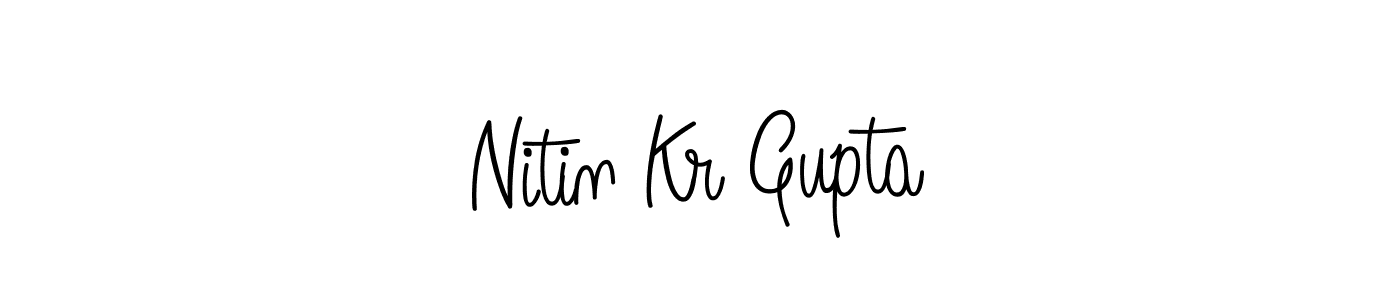 Once you've used our free online signature maker to create your best signature Angelique-Rose-font-FFP style, it's time to enjoy all of the benefits that Nitin Kr Gupta name signing documents. Nitin Kr Gupta signature style 5 images and pictures png