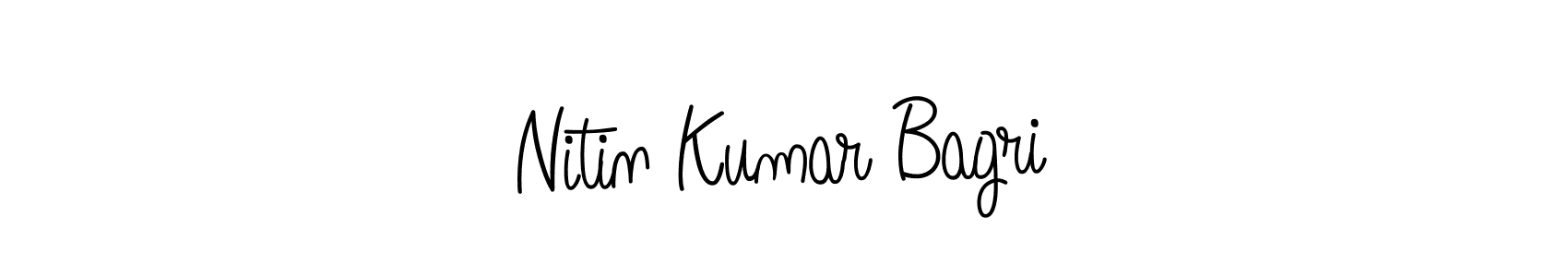 Make a beautiful signature design for name Nitin Kumar Bagri. Use this online signature maker to create a handwritten signature for free. Nitin Kumar Bagri signature style 5 images and pictures png