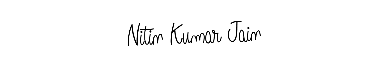 How to Draw Nitin Kumar Jain signature style? Angelique-Rose-font-FFP is a latest design signature styles for name Nitin Kumar Jain. Nitin Kumar Jain signature style 5 images and pictures png