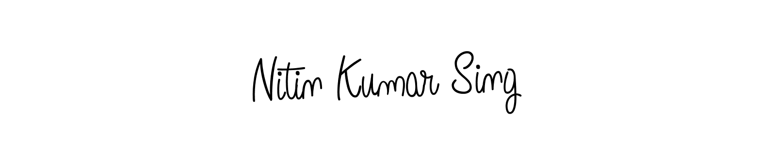 Make a beautiful signature design for name Nitin Kumar Sing. Use this online signature maker to create a handwritten signature for free. Nitin Kumar Sing signature style 5 images and pictures png