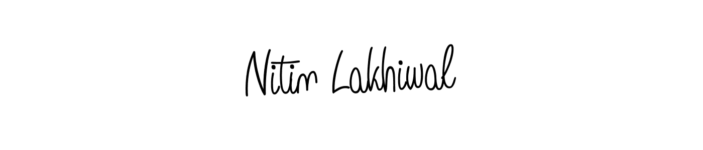 Make a beautiful signature design for name Nitin Lakhiwal. Use this online signature maker to create a handwritten signature for free. Nitin Lakhiwal signature style 5 images and pictures png