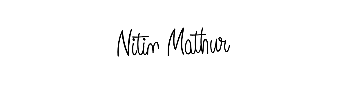 Also we have Nitin Mathur name is the best signature style. Create professional handwritten signature collection using Angelique-Rose-font-FFP autograph style. Nitin Mathur signature style 5 images and pictures png