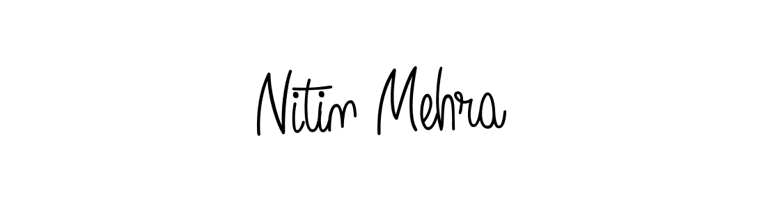 Make a beautiful signature design for name Nitin Mehra. With this signature (Angelique-Rose-font-FFP) style, you can create a handwritten signature for free. Nitin Mehra signature style 5 images and pictures png