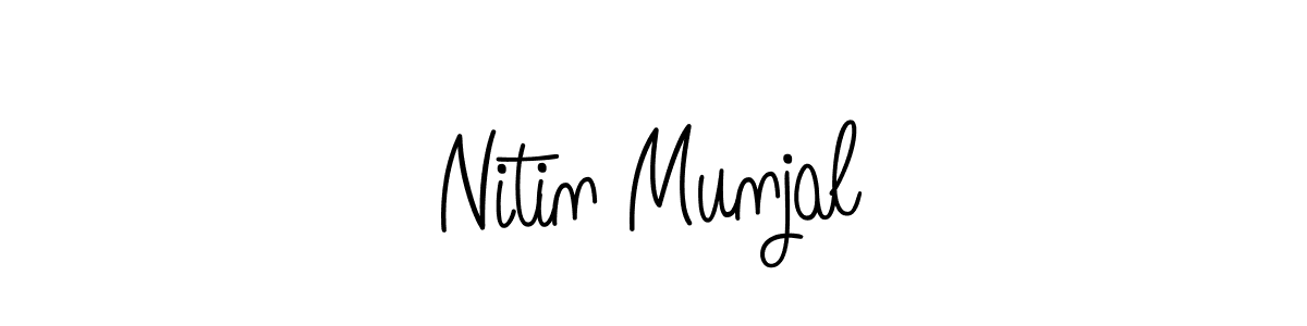 This is the best signature style for the Nitin Munjal name. Also you like these signature font (Angelique-Rose-font-FFP). Mix name signature. Nitin Munjal signature style 5 images and pictures png