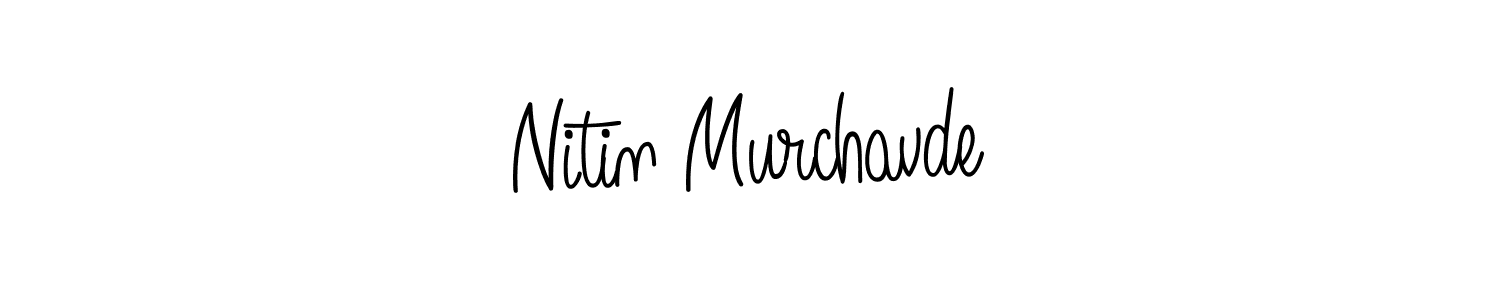 Create a beautiful signature design for name Nitin Murchavde. With this signature (Angelique-Rose-font-FFP) fonts, you can make a handwritten signature for free. Nitin Murchavde signature style 5 images and pictures png