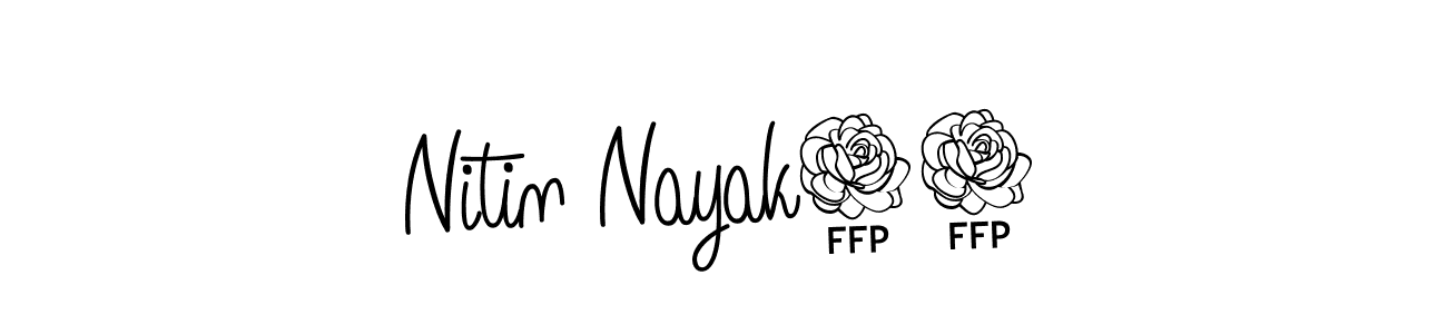 How to make Nitin Nayak79 name signature. Use Angelique-Rose-font-FFP style for creating short signs online. This is the latest handwritten sign. Nitin Nayak79 signature style 5 images and pictures png