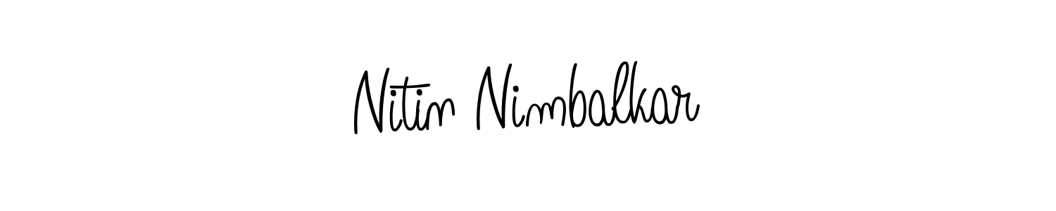 Make a beautiful signature design for name Nitin Nimbalkar. Use this online signature maker to create a handwritten signature for free. Nitin Nimbalkar signature style 5 images and pictures png