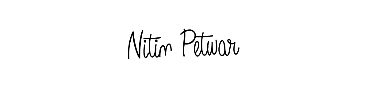 Use a signature maker to create a handwritten signature online. With this signature software, you can design (Angelique-Rose-font-FFP) your own signature for name Nitin Petwar. Nitin Petwar signature style 5 images and pictures png