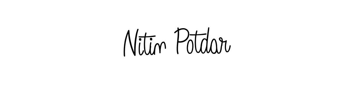 This is the best signature style for the Nitin Potdar name. Also you like these signature font (Angelique-Rose-font-FFP). Mix name signature. Nitin Potdar signature style 5 images and pictures png