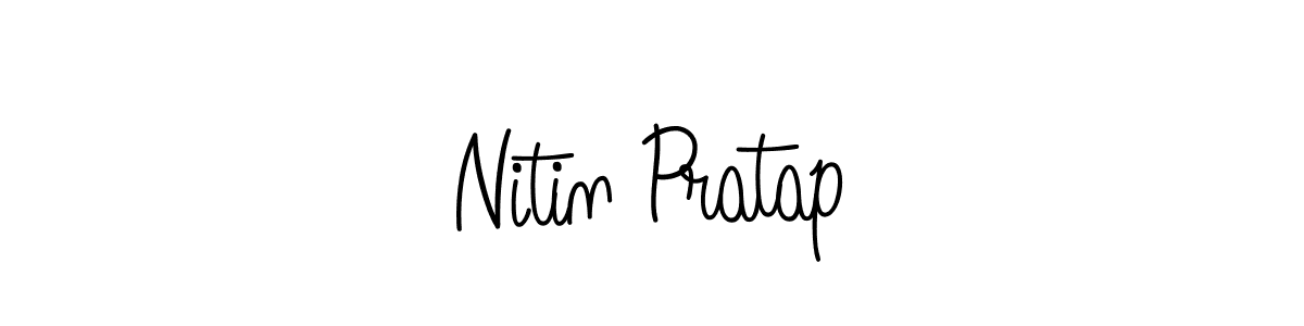 How to make Nitin Pratap signature? Angelique-Rose-font-FFP is a professional autograph style. Create handwritten signature for Nitin Pratap name. Nitin Pratap signature style 5 images and pictures png