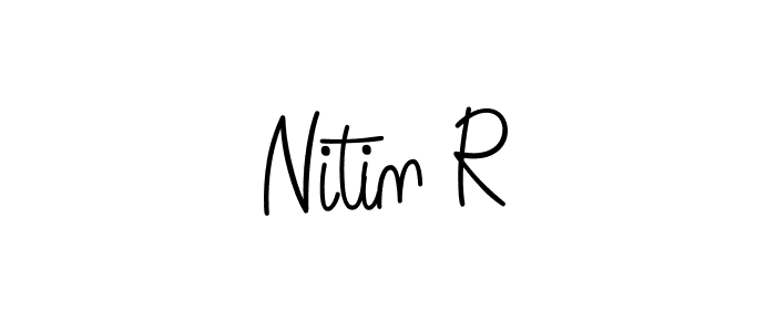 Here are the top 10 professional signature styles for the name Nitin R. These are the best autograph styles you can use for your name. Nitin R signature style 5 images and pictures png