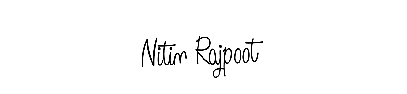 How to make Nitin Rajpoot signature? Angelique-Rose-font-FFP is a professional autograph style. Create handwritten signature for Nitin Rajpoot name. Nitin Rajpoot signature style 5 images and pictures png