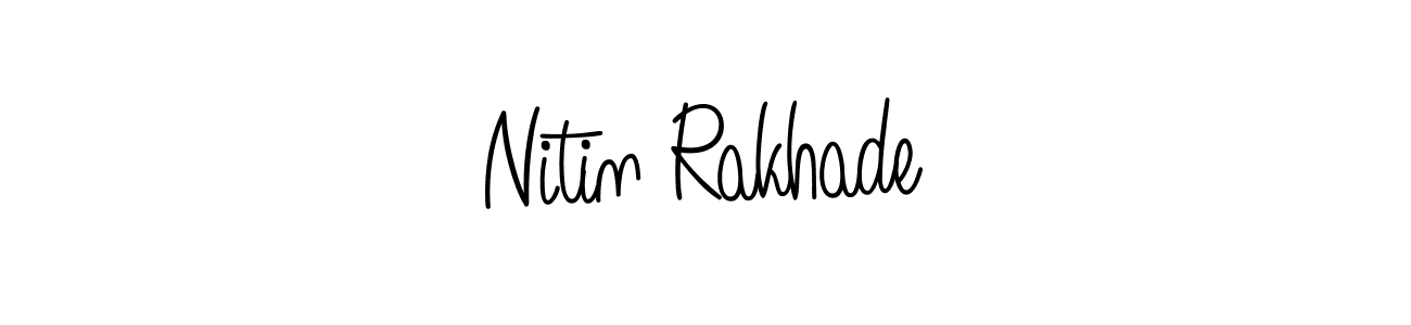 if you are searching for the best signature style for your name Nitin Rakhade. so please give up your signature search. here we have designed multiple signature styles  using Angelique-Rose-font-FFP. Nitin Rakhade signature style 5 images and pictures png