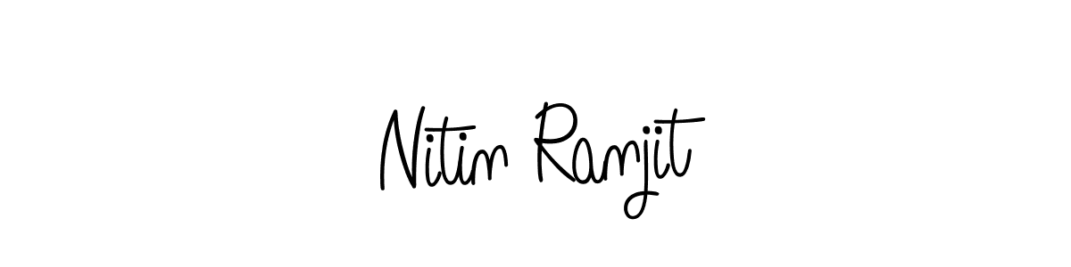 if you are searching for the best signature style for your name Nitin Ranjit. so please give up your signature search. here we have designed multiple signature styles  using Angelique-Rose-font-FFP. Nitin Ranjit signature style 5 images and pictures png