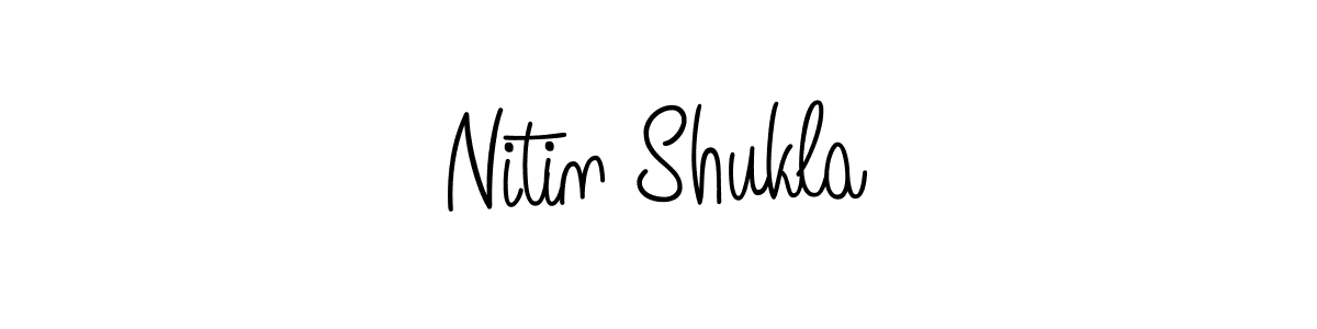 Also we have Nitin Shukla name is the best signature style. Create professional handwritten signature collection using Angelique-Rose-font-FFP autograph style. Nitin Shukla signature style 5 images and pictures png