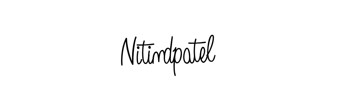 The best way (Angelique-Rose-font-FFP) to make a short signature is to pick only two or three words in your name. The name Nitindpatel include a total of six letters. For converting this name. Nitindpatel signature style 5 images and pictures png