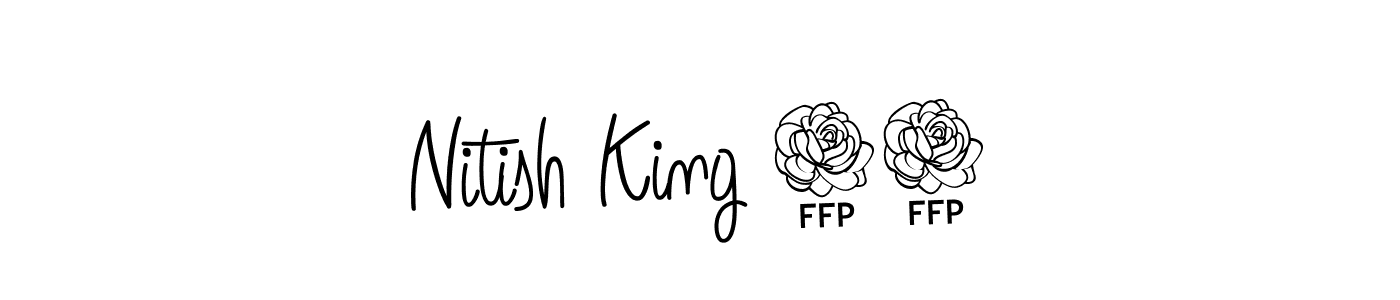 Also You can easily find your signature by using the search form. We will create Nitish King 92 name handwritten signature images for you free of cost using Angelique-Rose-font-FFP sign style. Nitish King 92 signature style 5 images and pictures png