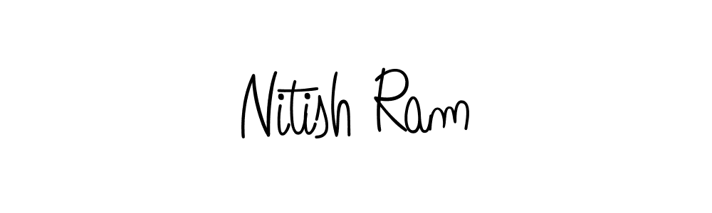 Check out images of Autograph of Nitish Ram name. Actor Nitish Ram Signature Style. Angelique-Rose-font-FFP is a professional sign style online. Nitish Ram signature style 5 images and pictures png
