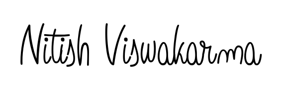 Turn your name Nitish Viswakarma into a signature brand with Angelique-Rose-font-FFP styling. Download in standard PNG or transparent format anytime. Nitish Viswakarma signature style 5 images and pictures png