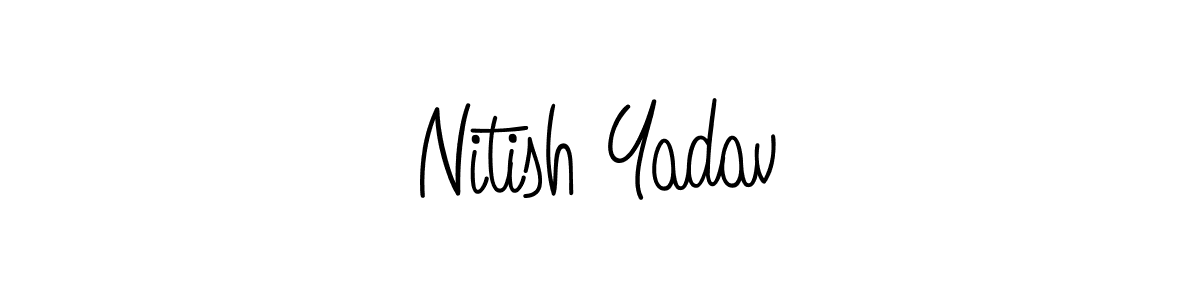 Make a beautiful signature design for name Nitish Yadav. Use this online signature maker to create a handwritten signature for free. Nitish Yadav signature style 5 images and pictures png