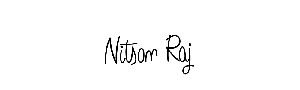 Best and Professional Signature Style for Nitson Raj. Angelique-Rose-font-FFP Best Signature Style Collection. Nitson Raj signature style 5 images and pictures png