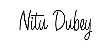 Stand out with a creative autograph for Nitu Dubey. The Angelique-Rose-font-FFP styling blends modern aesthetics with classic signature flourishes. Nitu Dubey signature style 5 images and pictures png
