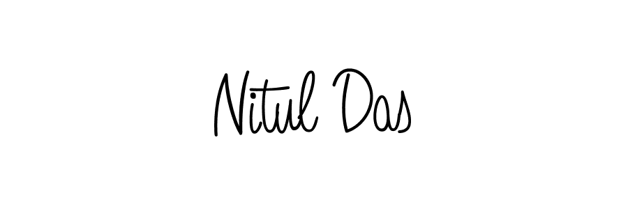 Create a beautiful signature design for name Nitul Das. With this signature (Angelique-Rose-font-FFP) fonts, you can make a handwritten signature for free. Nitul Das signature style 5 images and pictures png