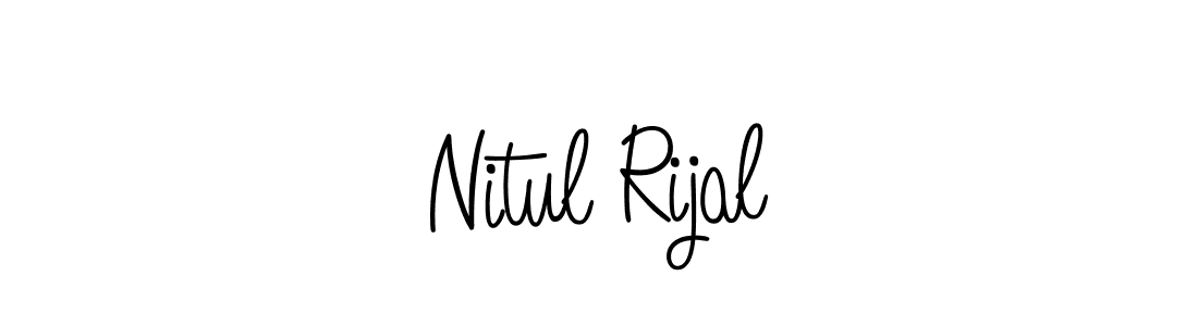 Similarly Angelique-Rose-font-FFP is the best handwritten signature design. Signature creator online .You can use it as an online autograph creator for name Nitul Rijal. Nitul Rijal signature style 5 images and pictures png