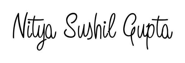 Quickly download Nitya Sushil Gupta name signature in high-resolution PNG using Angelique-Rose-font-FFP style. Ready to insert into PDFs and online applications. Nitya Sushil Gupta signature style 5 images and pictures png