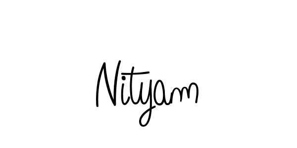 How to Draw Nityam signature style? Angelique-Rose-font-FFP is a latest design signature styles for name Nityam. Nityam signature style 5 images and pictures png