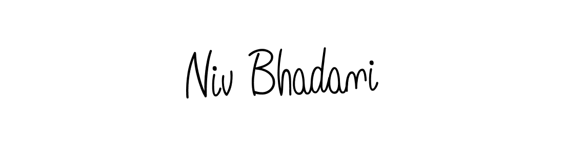 Once you've used our free online signature maker to create your best signature Angelique-Rose-font-FFP style, it's time to enjoy all of the benefits that Niv Bhadani name signing documents. Niv Bhadani signature style 5 images and pictures png
