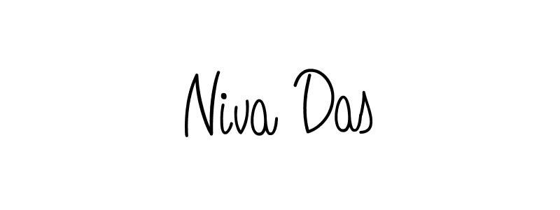 Make a beautiful signature design for name Niva Das. With this signature (Angelique-Rose-font-FFP) style, you can create a handwritten signature for free. Niva Das signature style 5 images and pictures png