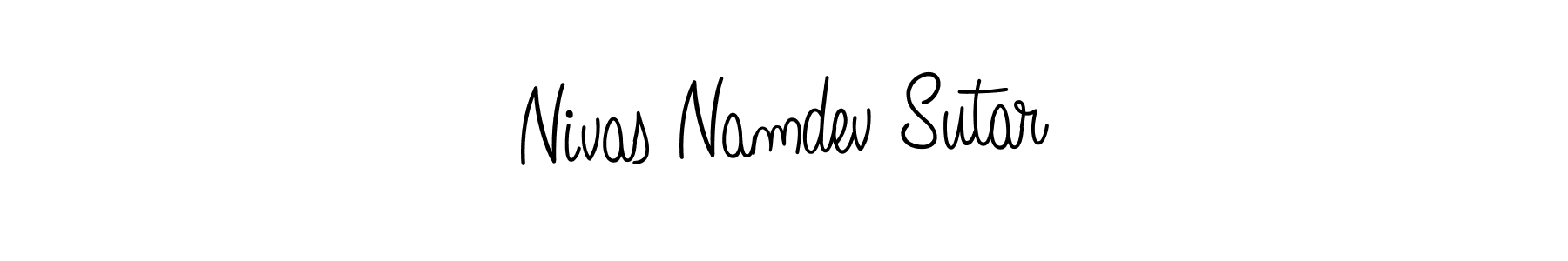 Best and Professional Signature Style for Nivas Namdev Sutar. Angelique-Rose-font-FFP Best Signature Style Collection. Nivas Namdev Sutar signature style 5 images and pictures png