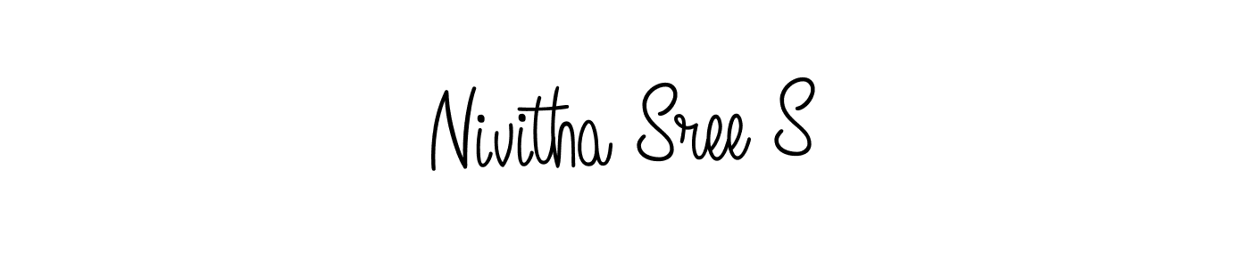 How to make Nivitha Sree S signature? Angelique-Rose-font-FFP is a professional autograph style. Create handwritten signature for Nivitha Sree S name. Nivitha Sree S signature style 5 images and pictures png