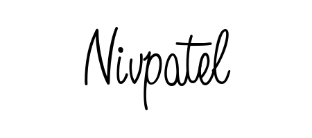 Try this chic Nivpatel handwritten sign style. Using Angelique-Rose-font-FFP font elements, it gives your name a sleek, memorable identity. Nivpatel signature style 5 images and pictures png