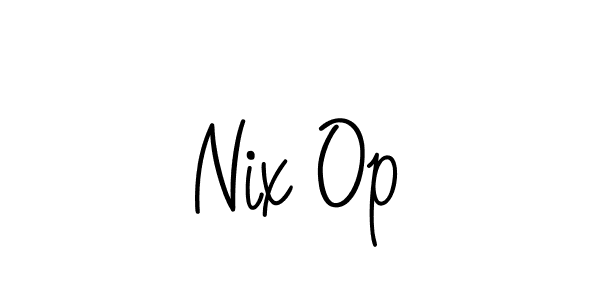 It looks lik you need a new signature style for name Nix Op. Design unique handwritten (Angelique-Rose-font-FFP) signature with our free signature maker in just a few clicks. Nix Op signature style 5 images and pictures png