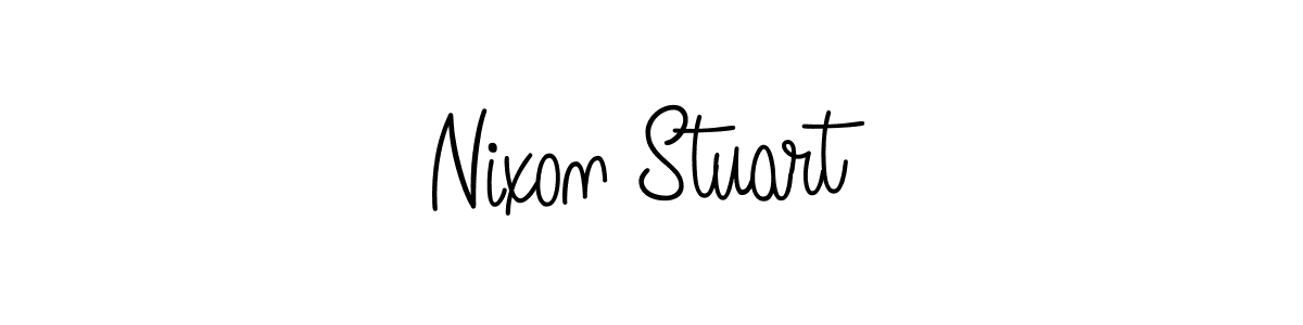 How to make Nixon Stuart signature? Angelique-Rose-font-FFP is a professional autograph style. Create handwritten signature for Nixon Stuart name. Nixon Stuart signature style 5 images and pictures png