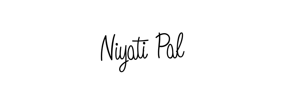 How to make Niyati Pal signature? Angelique-Rose-font-FFP is a professional autograph style. Create handwritten signature for Niyati Pal name. Niyati Pal signature style 5 images and pictures png