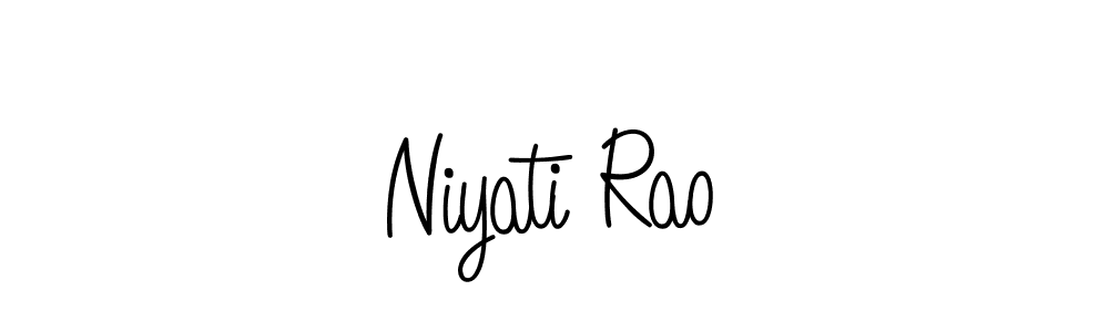 Niyati Rao stylish signature style. Best Handwritten Sign (Angelique-Rose-font-FFP) for my name. Handwritten Signature Collection Ideas for my name Niyati Rao. Niyati Rao signature style 5 images and pictures png