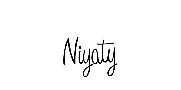 Create a beautiful signature design for name Niyaty. With this signature (Angelique-Rose-font-FFP) fonts, you can make a handwritten signature for free. Niyaty signature style 5 images and pictures png