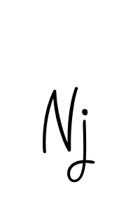 Make a beautiful signature design for name Nj. With this signature (Angelique-Rose-font-FFP) style, you can create a handwritten signature for free. Nj signature style 5 images and pictures png