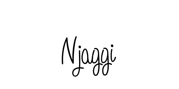 Make a beautiful signature design for name Njaggi. With this signature (Angelique-Rose-font-FFP) style, you can create a handwritten signature for free. Njaggi signature style 5 images and pictures png