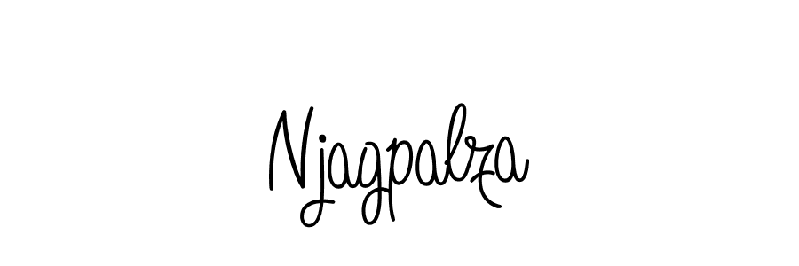 You should practise on your own different ways (Angelique-Rose-font-FFP) to write your name (Njagpalza) in signature. don't let someone else do it for you. Njagpalza signature style 5 images and pictures png