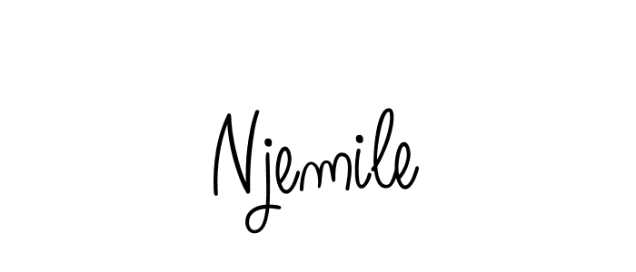 Once you've used our free online signature maker to create your best signature Angelique-Rose-font-FFP style, it's time to enjoy all of the benefits that Njemile name signing documents. Njemile signature style 5 images and pictures png